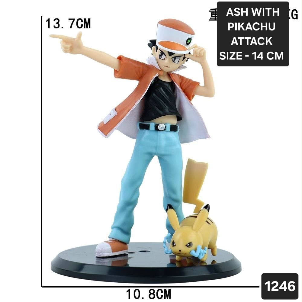 13 cm Ash and Pikachu Figure