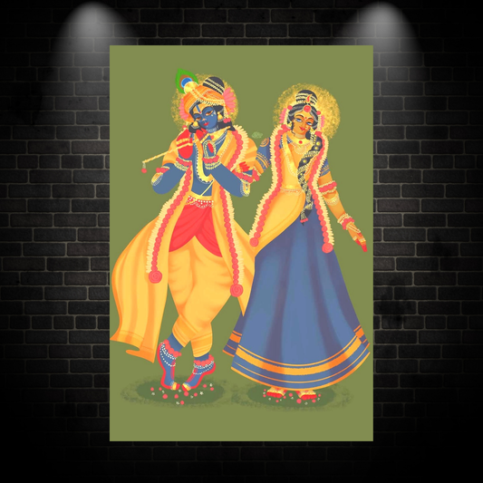 Krishna radha poster