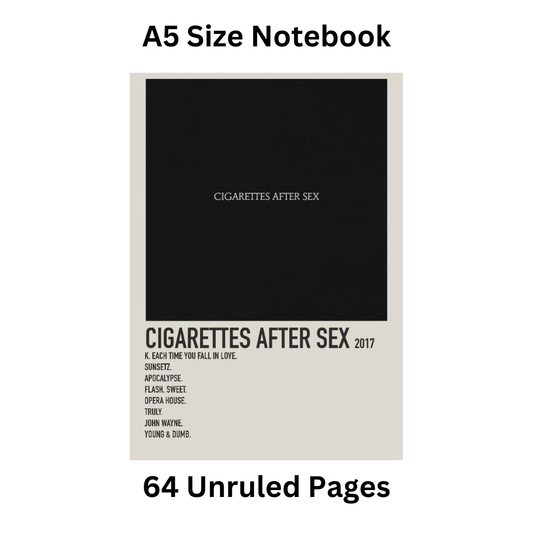 Cigarettes After Sex Doodle Notebook
