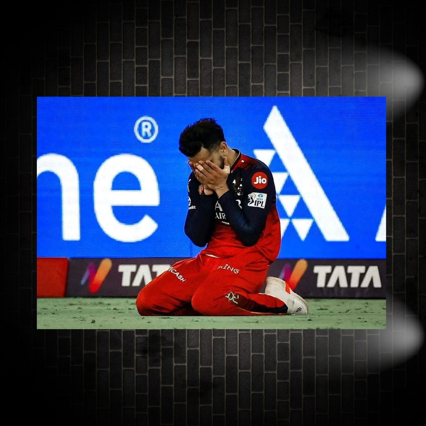Virat crying poster