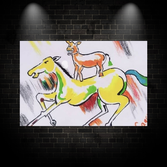 Majnu Bhai Painting Poster