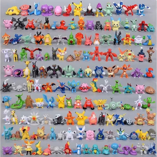 144pcs Chibi Pokemon Figure Set