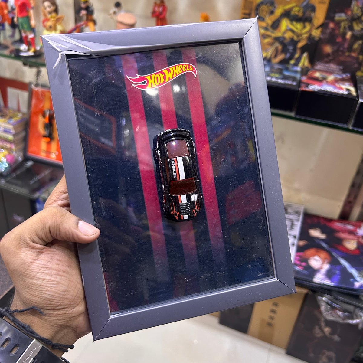 Hot Wheels Mustang Dark Horse Frame - A5 Size