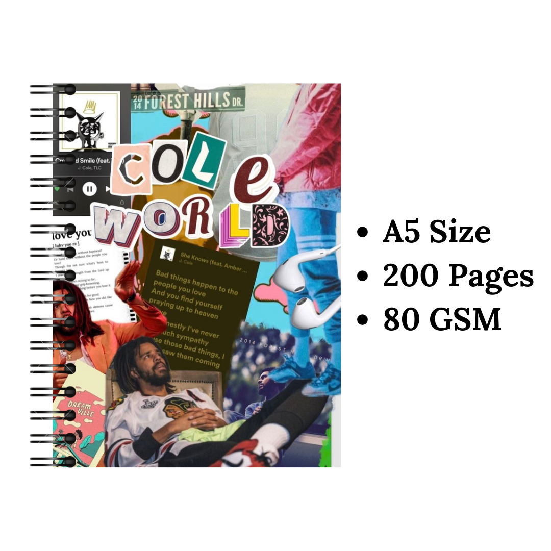J Cole Wiro Notebook