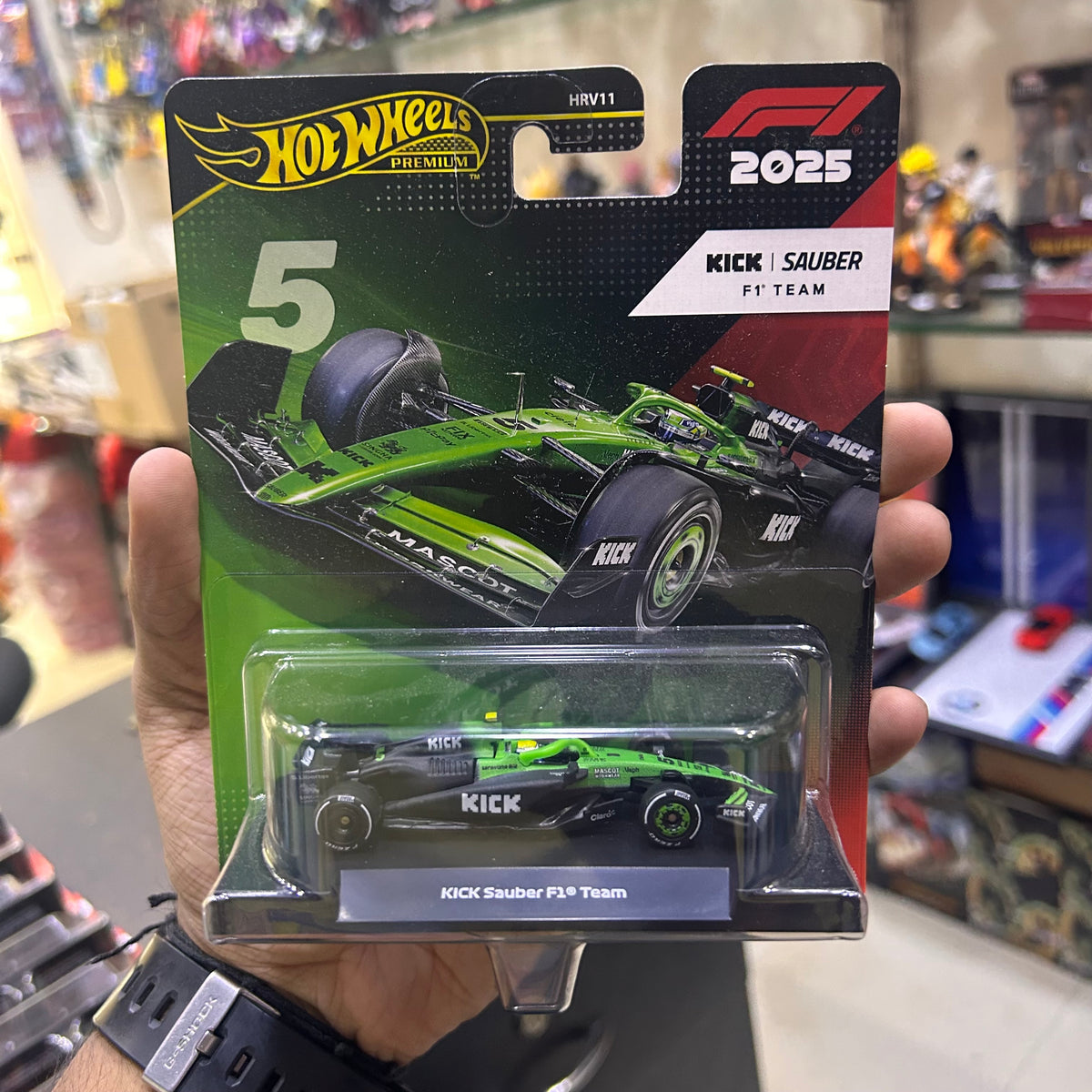 Imported Hot Wheels Premium Formula 1 Kick Sauber 5