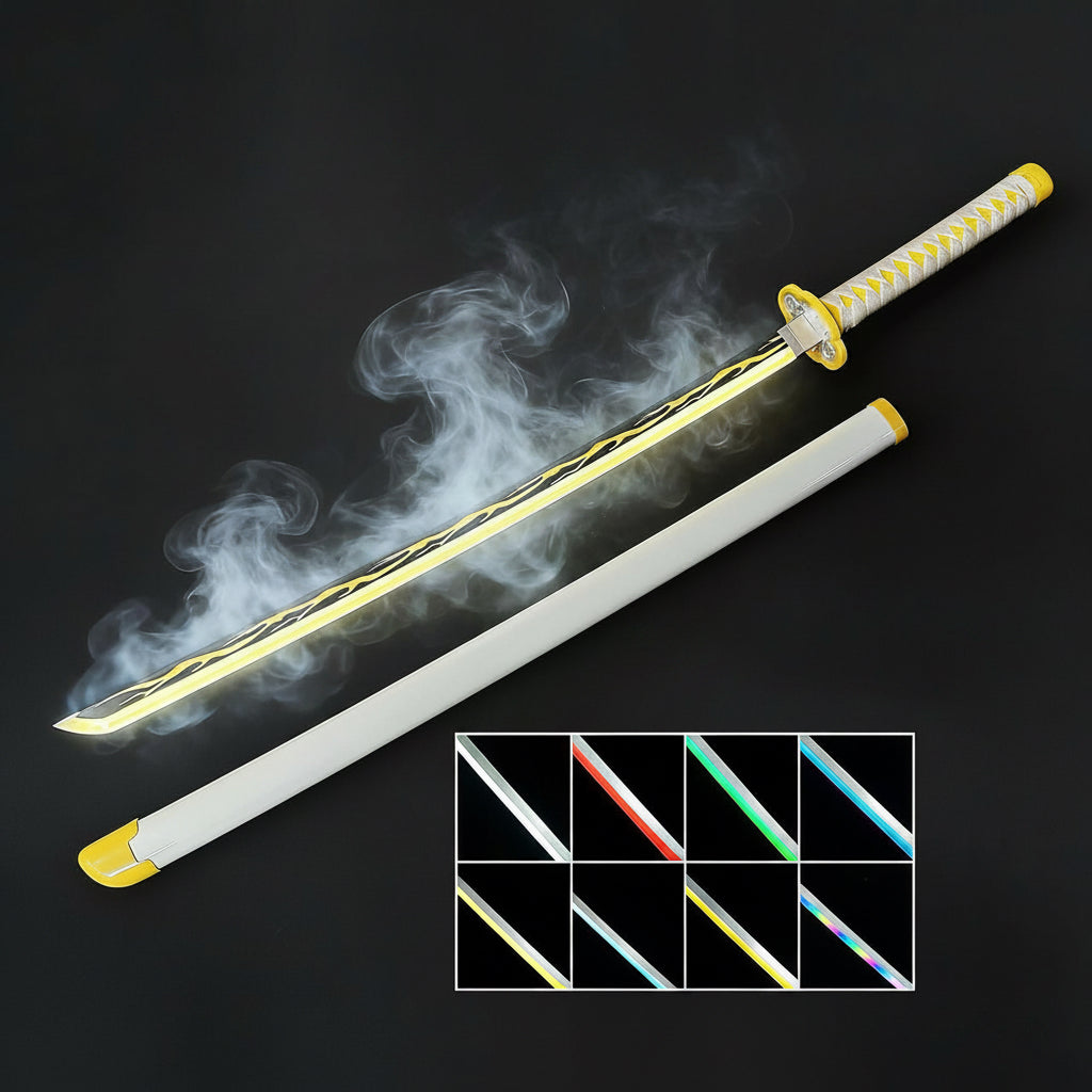 Zenitsu Smoke And RGB LED Katana