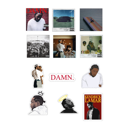 Kendrik Lamar Sticker Sheet