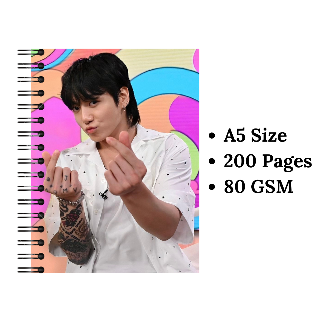 BTS Jungkook Wiro Notebook