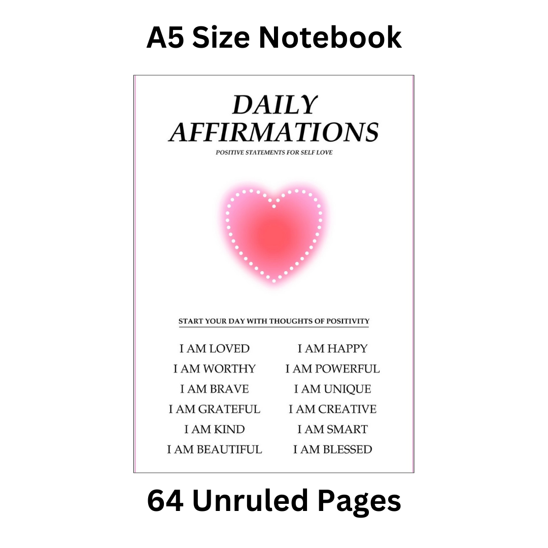 Daily Affirmations Doodle Notebook