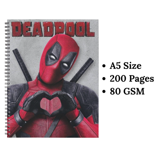 Deadpool wiro notebook