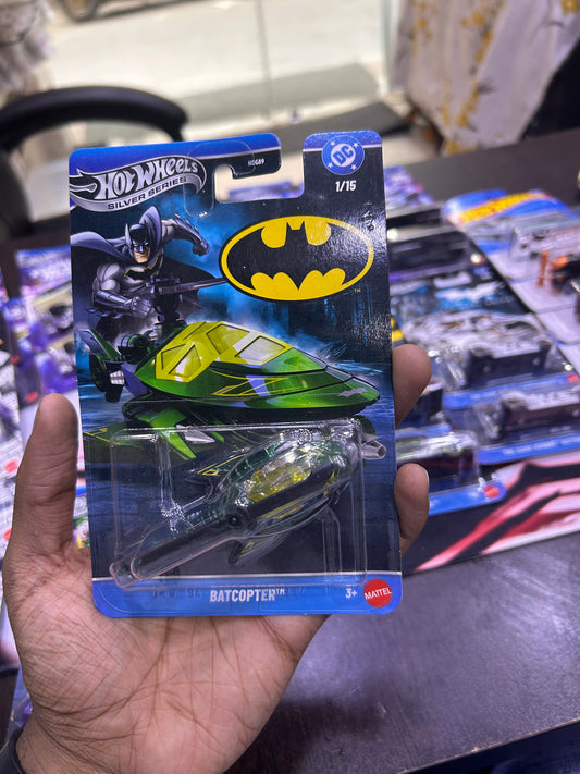 Batman Silver Series Batcopter Hot Wheels