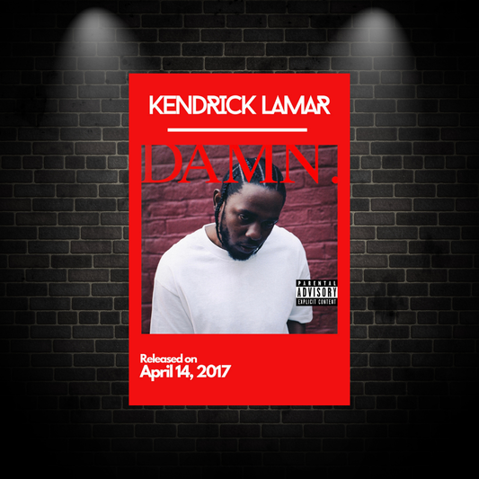 Damn By Kendrik Lamar Poster