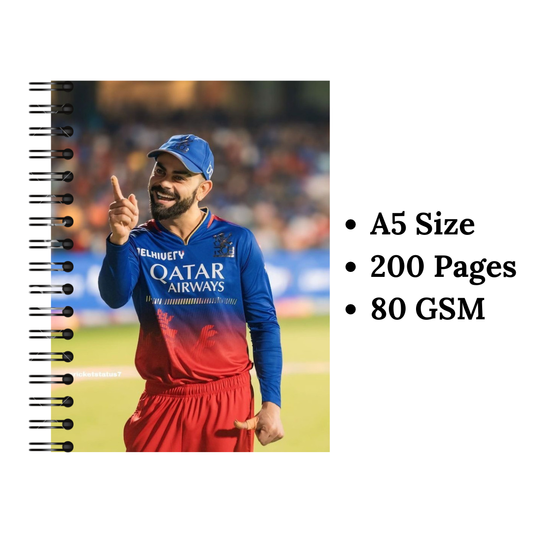 Virat Kohli Wiro Notebook