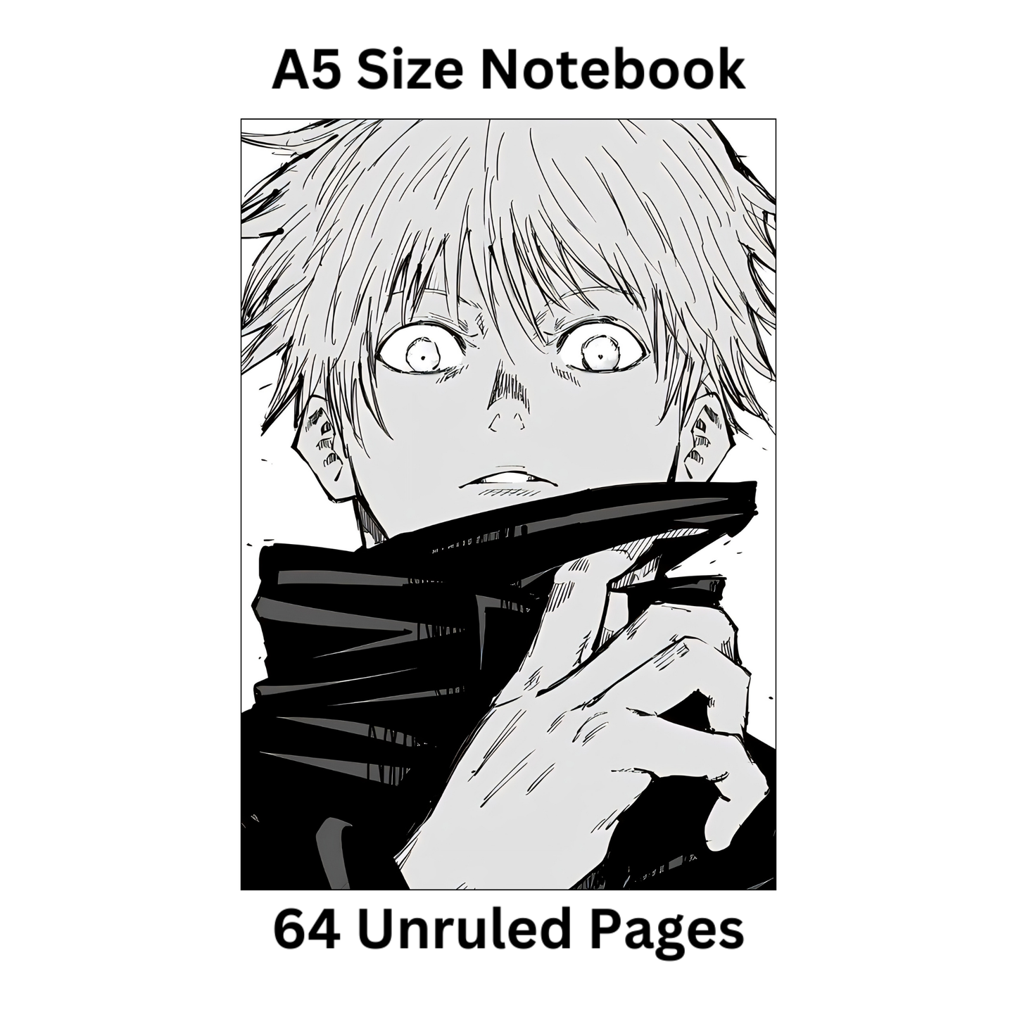 gojo infinite doodle notebook