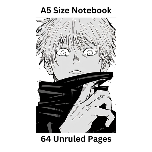 gojo infinite doodle notebook