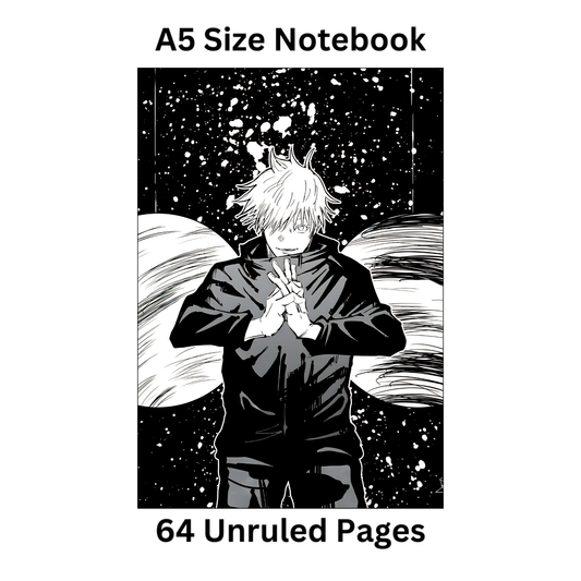 gojo manga doodle notebook