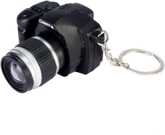 Camera with flash and sound Keychain