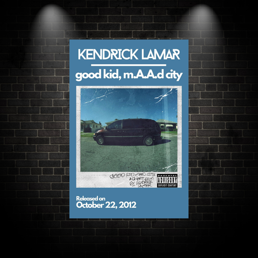 Good Kid Maad City By Kendrik Lamar Poster