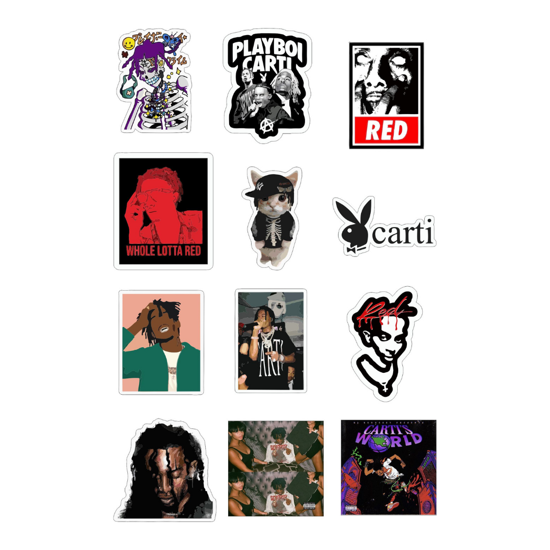 Playboi Carti Sticker Sheet