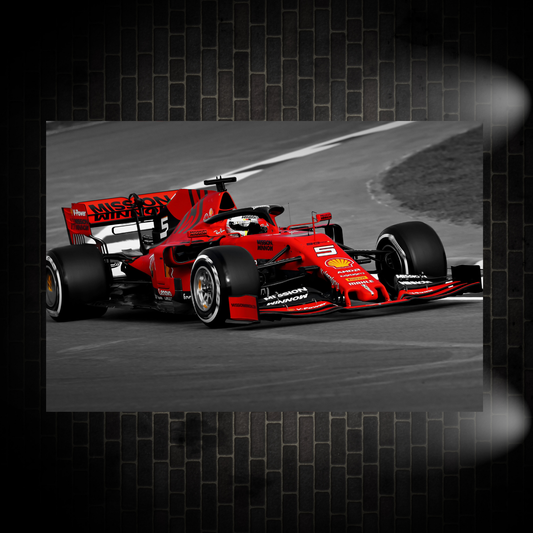 Ferrari f1 poster