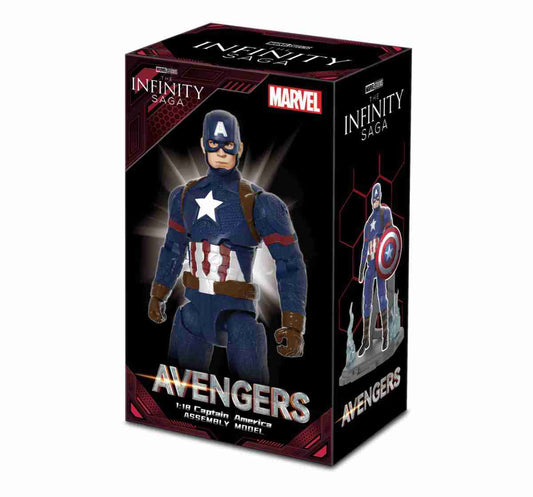 Captain America 1:18 scale Build Your own Action Figure Kit