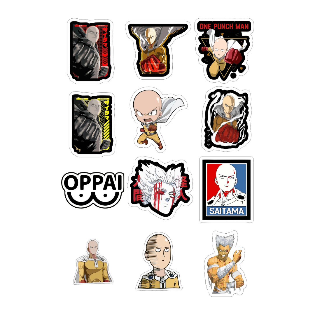 One Punch Man Sticker Sheet