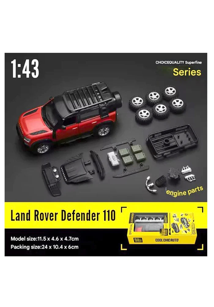 Official Licenced CCA Land Rover Defender Die Cast Car Kit Set