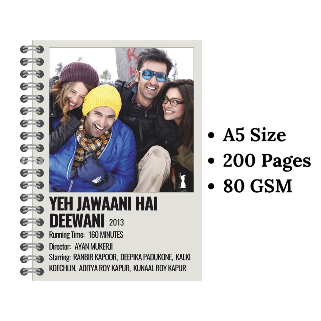 Yeh Jawani Hai Deewani Poster Wiro Notebook