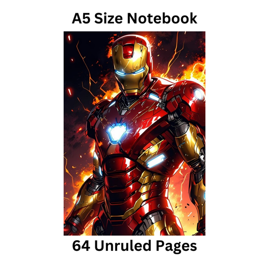 ironman doodle notebook