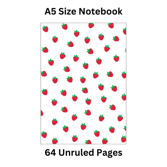 Strawberry Doodle Notebook