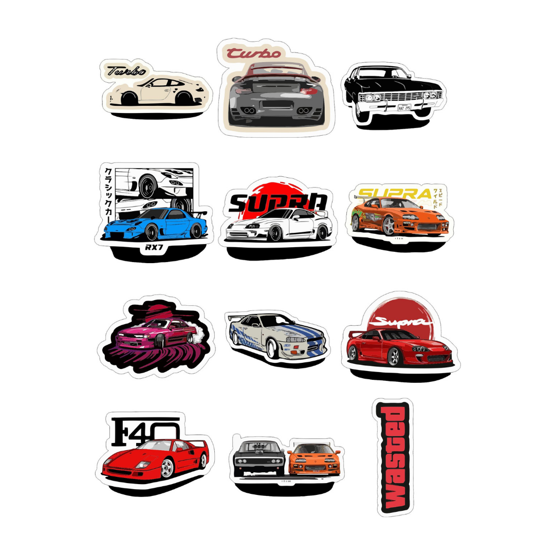 Cars Sticker Sheet