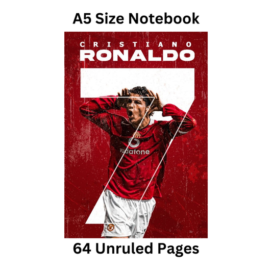Ronaldo doodle notebook