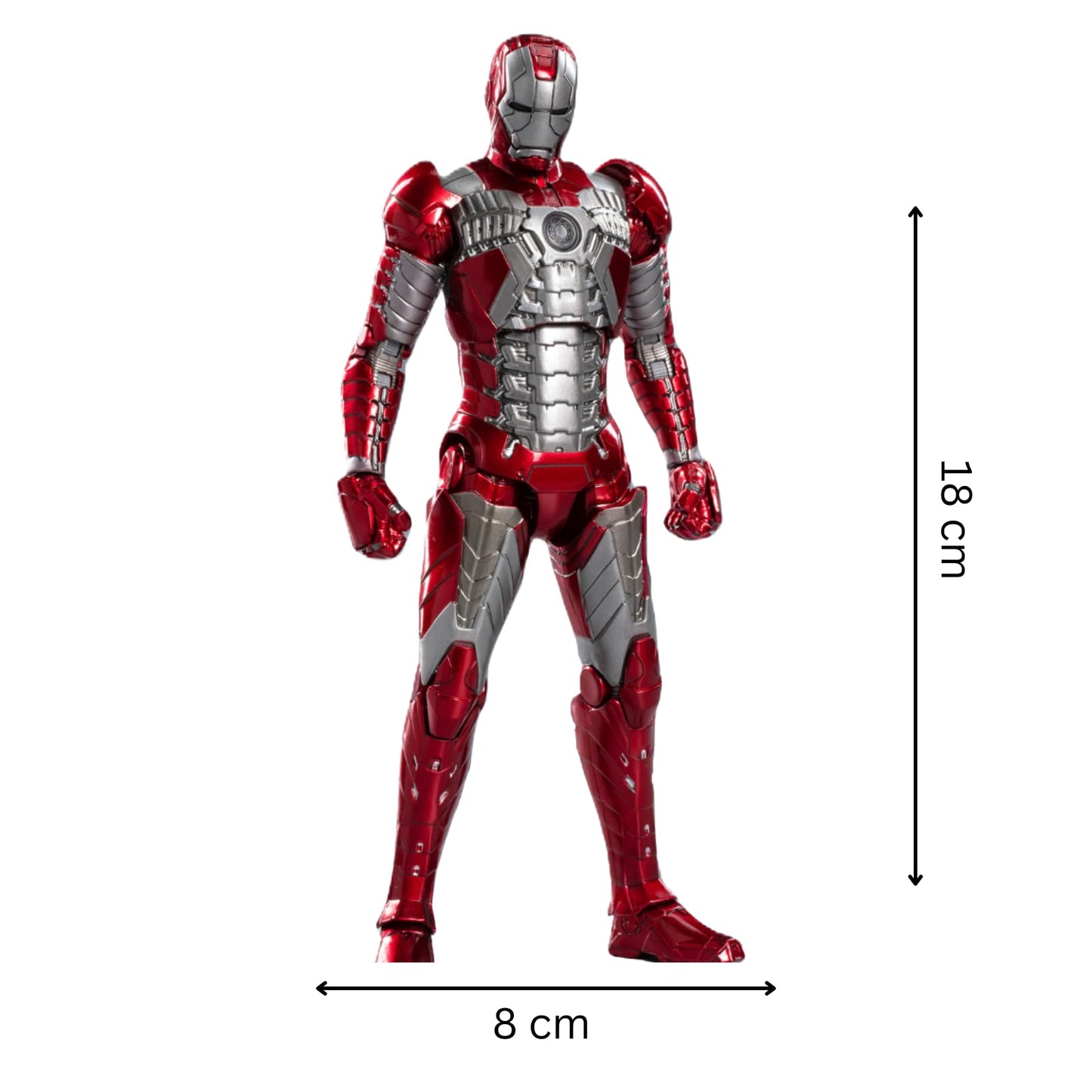 Official ZD Toys Iron Man Mark 5 Figure - 7 inches