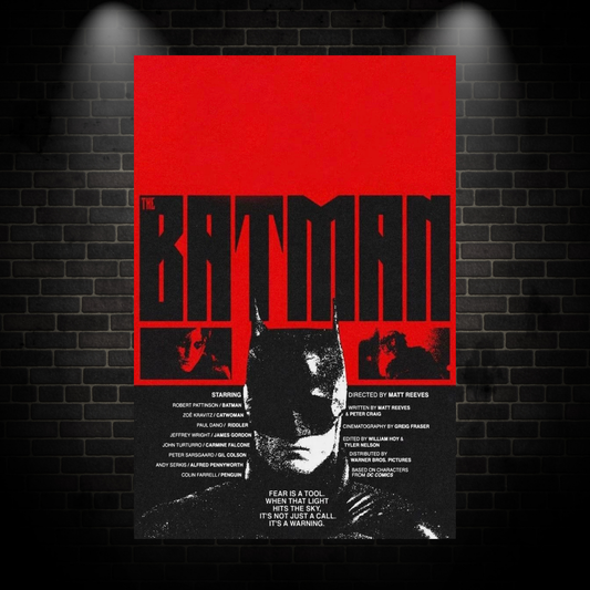 Red batman poster