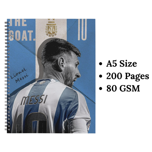 Messi art wiro notebook