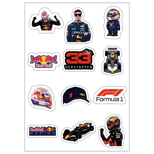 Red Bull Max Sticker Sheet