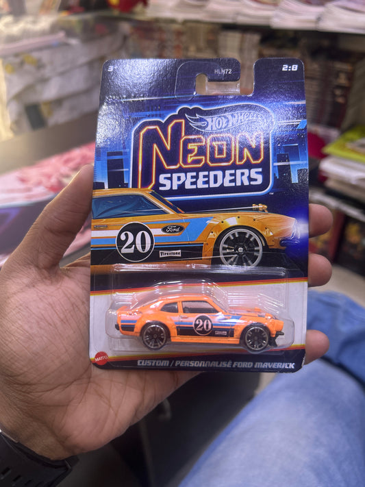 Ford Maverick Neon Speeders Hot Wheels