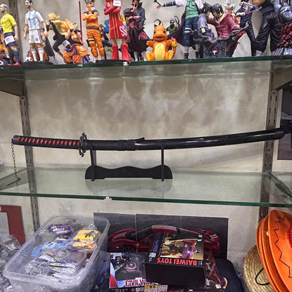 Defective Katanas (104 cm)- These were broken from the handle during shipping (bad handling by courier companies)they and are now fixed with the help of super glue and are just display pieces they DO NOT OPEN you can just put them on the stand for display