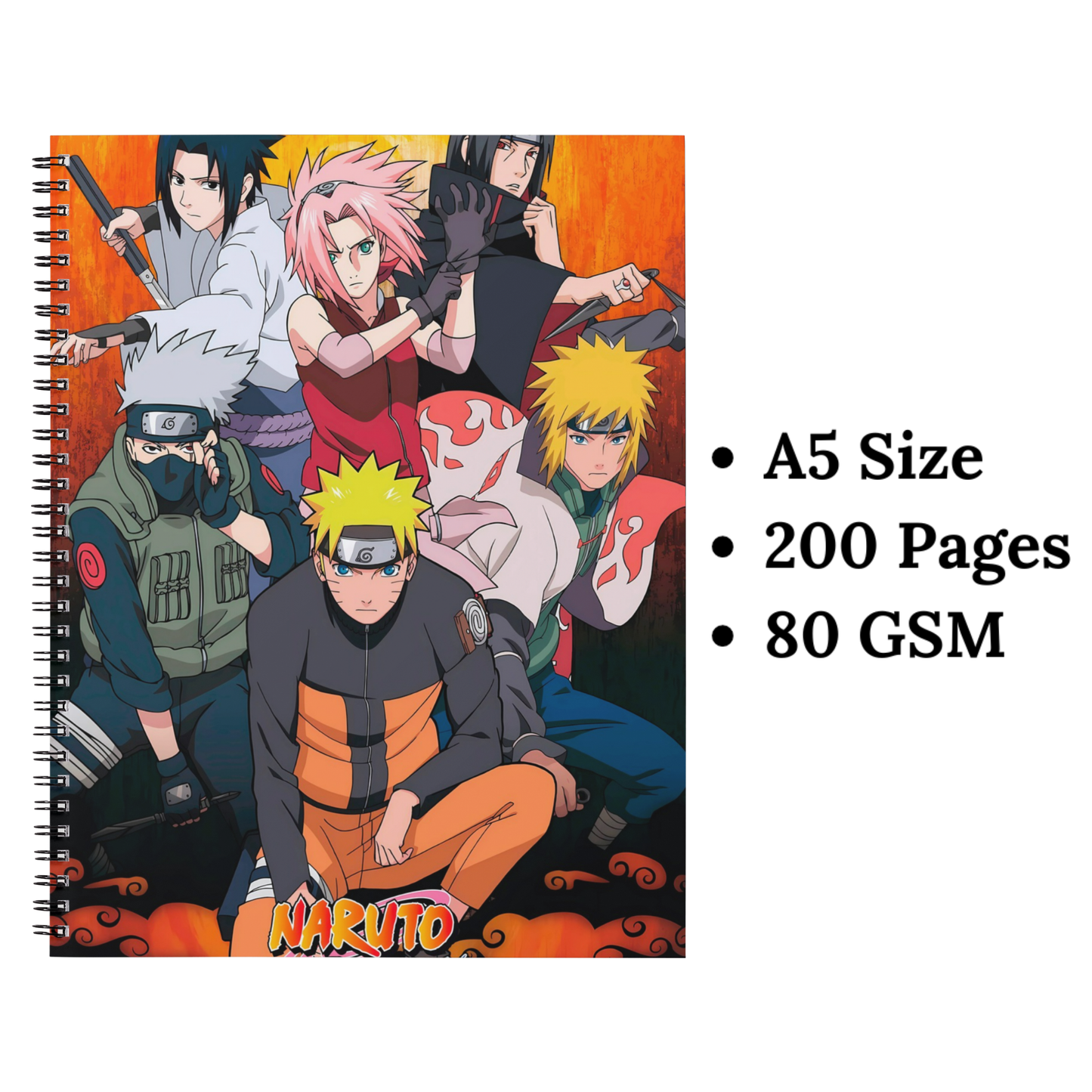 Naruto shippuden wiro notebook