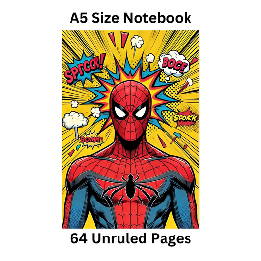 spiderman doodle notebook