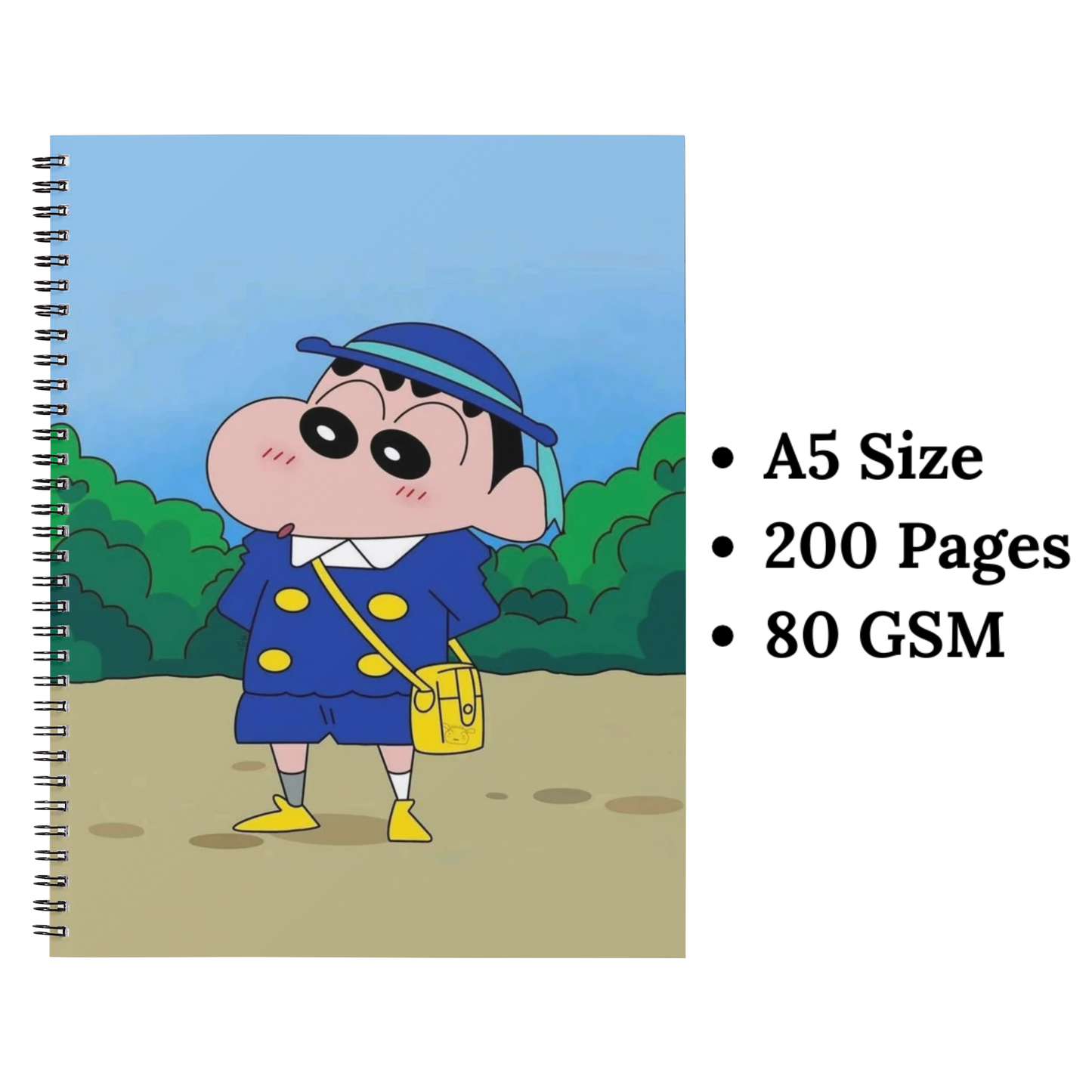 shinchan school wiro notebook