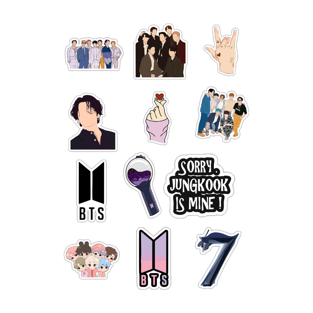 BTS Sticker Sheet