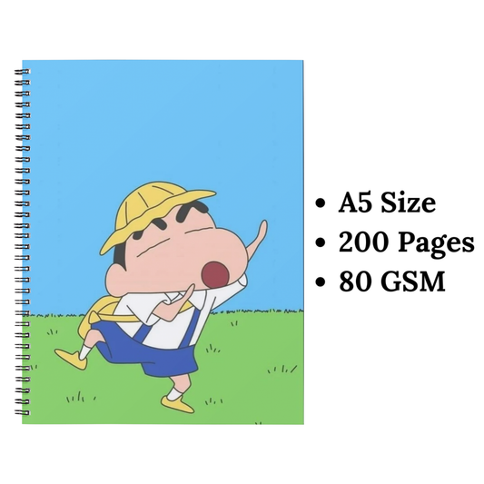 shinchan dance wiro notebook