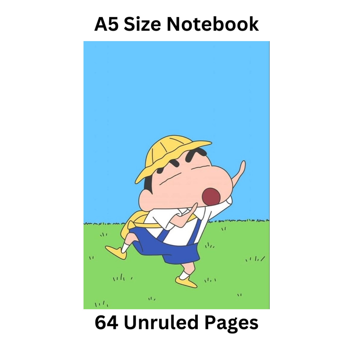 shinchan dance doodle notebook