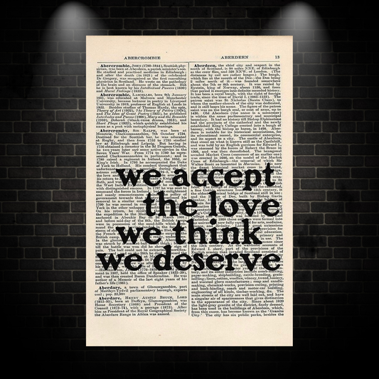 Accept love poster