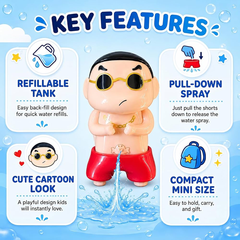 Shinchan Pant Pichkari Figure