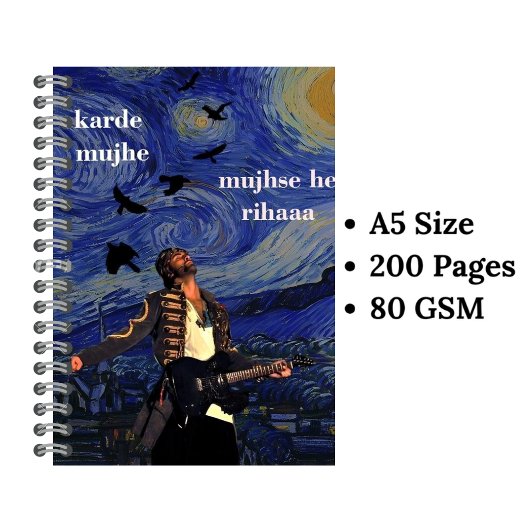 Karde Mujhe Rockstar Wiro Notebook
