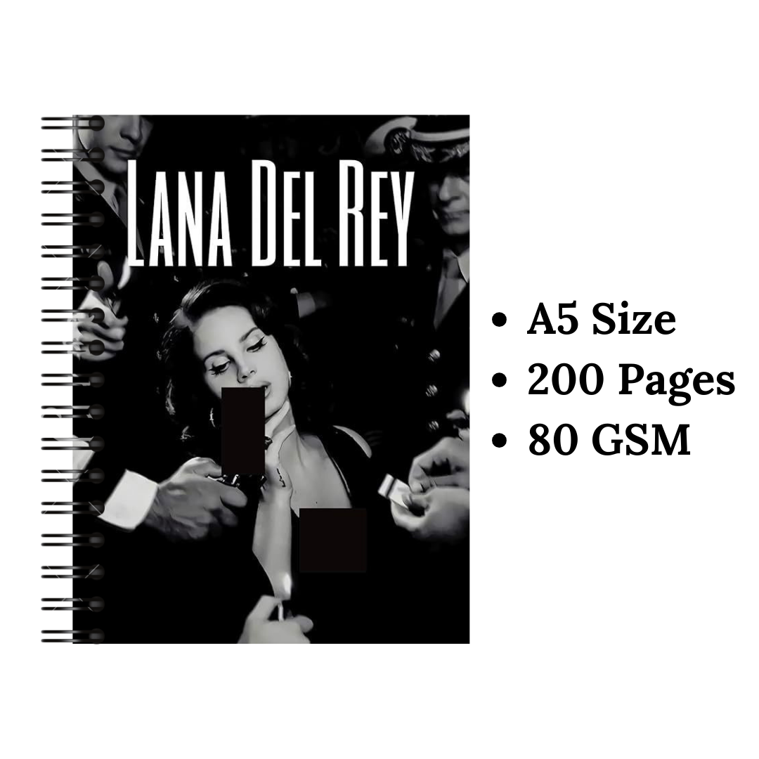 Lana Del Rey Black Wiro Notebook