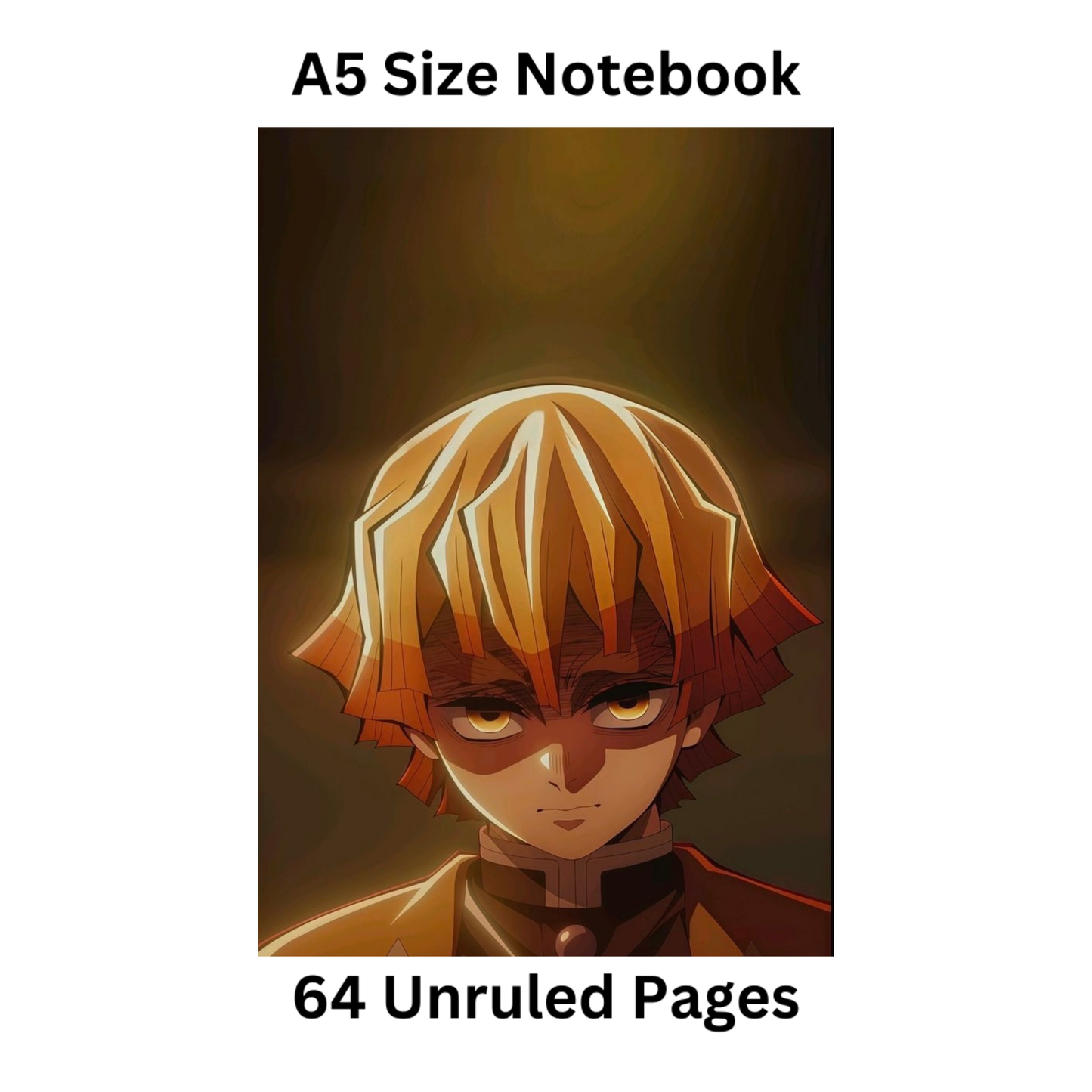 thunder zenitsu doodle notebook