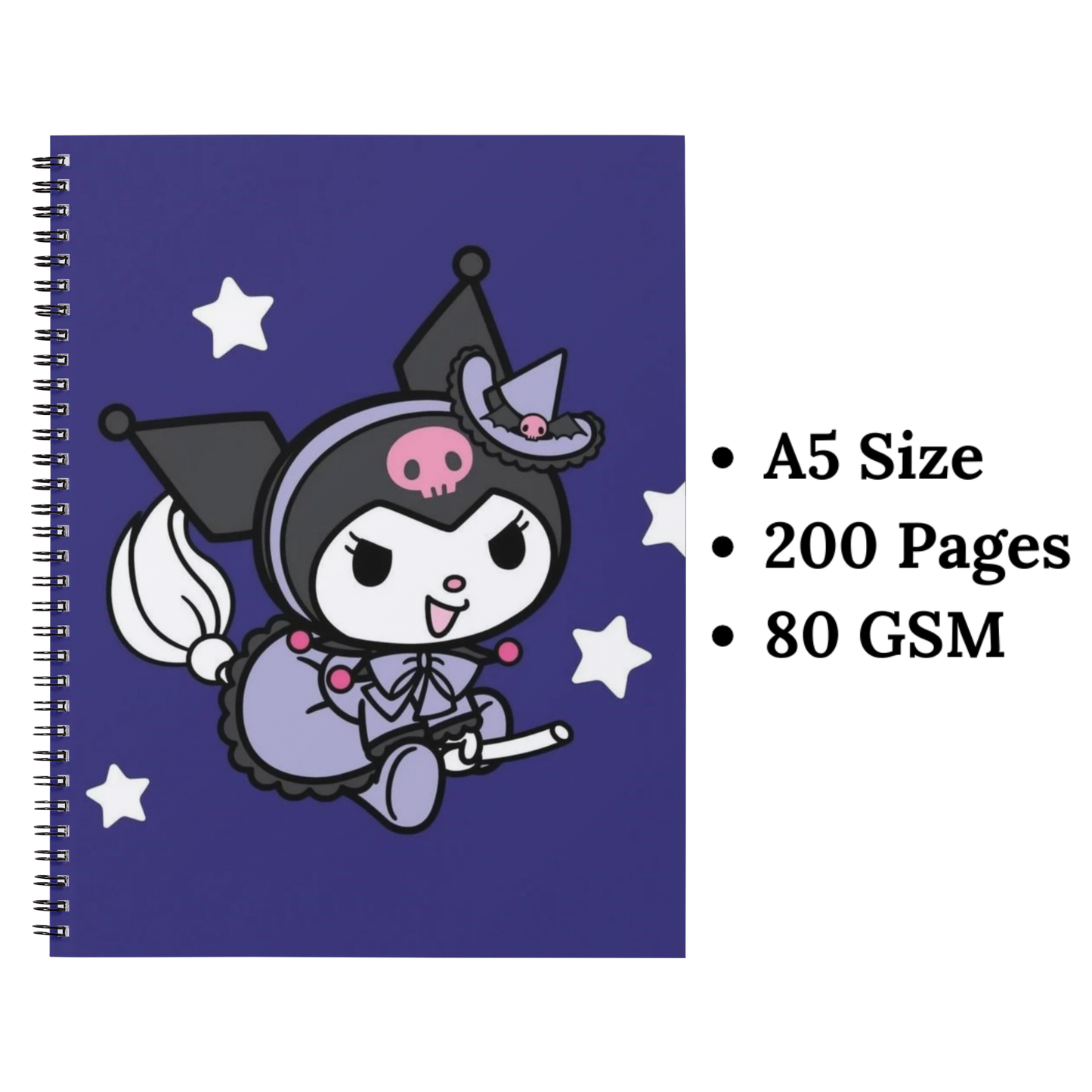 kuromi blue wiro notebook